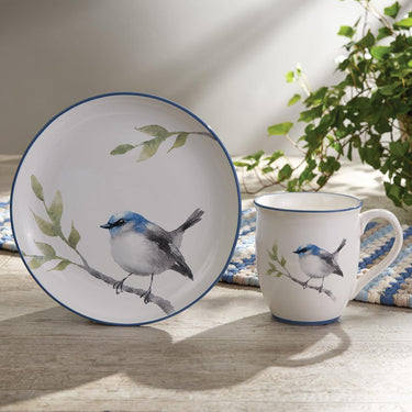 Williamsburg Aviary Mug Set of 4 Park Designs - The Fox Decor